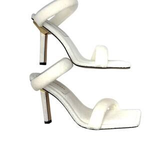 Good American Women's Terry Slip On High Heel Size 8 NIB  Kardashian Company